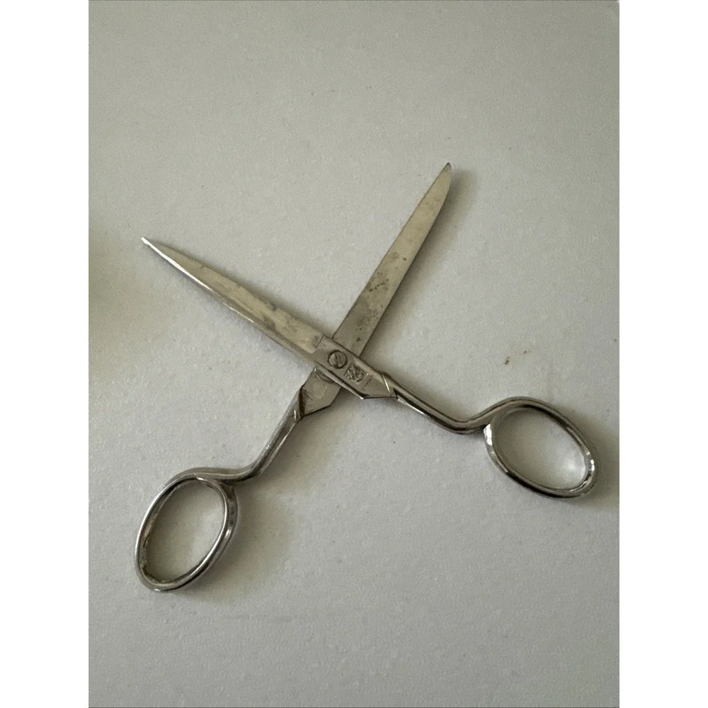 VINTAGE Scissors Made in Germany Palm Trees Logo 6